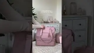 pack with me for a weekend away 💓 #packwithme #weekenderbag #beis