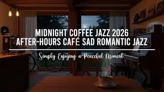 Midnight Coffee Jazz 2026 After-Hours Café | Sad Romantic Jazz for Late Nights & Quiet Hearts