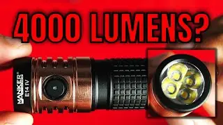 Обзор миниатюрного четырёхсветодиодного монстра Manker E14 IV