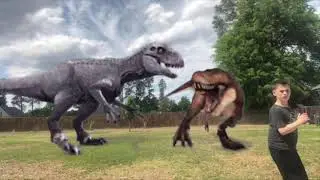 T. rex chase - part 6 - Jurassic World Fan Movie
