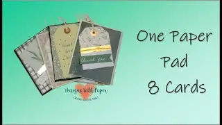 One Paper Pad 8 Cards--WOW