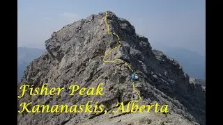 Fisher Peak - July 14, 2021 - Kananaskis, Alberta - Grant Myers, &Eacute;tienne Myers, and Doug Lutz