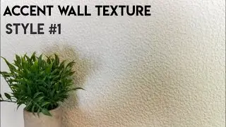 Wall texture process