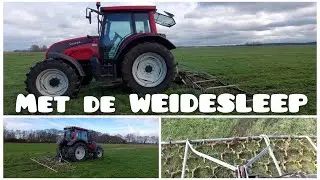 Nog snel WEIDESLEPEN voor het mest uitrijden | Boer Gerrit vlogt