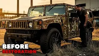 ASMR Hummer H1 1998 Restoration &ndash; Rusty Abandoned SUV Rebuilt to Perfect Condition