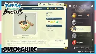 Where To Catch Wormadam Sandy Cloak Form *Coronet Highlands* In Pokemon Legends Arceus | Quick Guide