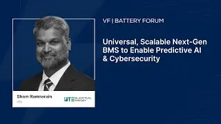 Battery Forum: Scalable Next-Gen BMS to Enable Predictive AI & Cybersecurity with BlackTeal Energy