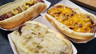 Bacon Wrapped Hot Dogs| Hot Dogs 3 Ways