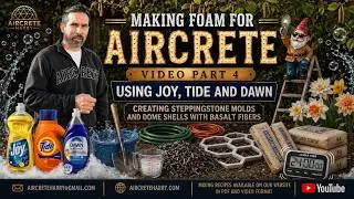 Making Foam with green dragon for Aircrete | with Basalt Fibers Video | 4 of 4 #AircreteHarry #diy