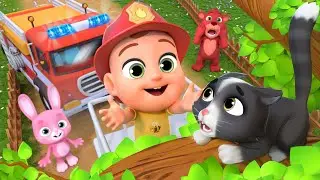Rescue Heroes! Firetruck & Friends | Baby Songs & Nursery Rhymes