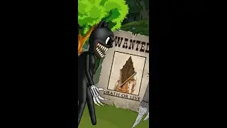 Cartoon Cat vs Pyramid Head  - Battle [Drawing Cartoons 2]