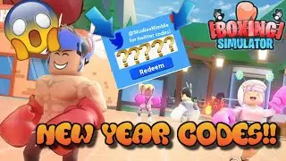 ALL  BOXING SIMULATOR NEW YEAR UPDATE CODES 2020!! 🥊 Boxing Simulator NEW YEARS PET EGG (roblox)
