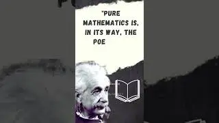Pure mathematics .. Albert Einstein quotes || #motivation  #inspiration #shorts #philosophy