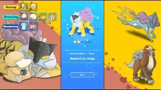 Pokémon Sleep - Legendary Beasts Event Day 03 - A Thundering Roar!