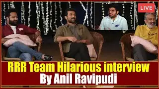 Live RRR Exclusive Interview By Director Anil Ravipudi || RRR Scube hungama