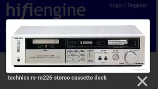 Technics M226 ремонт запись
