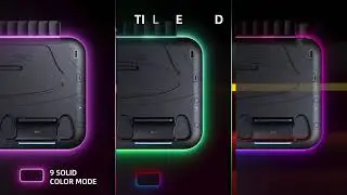 For PS5 Cooling Stand for PS5 Slim/ Disc/ Digital with RGB Light