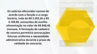 Apostila CIS COMCAM 2025 ASSISTENTE ADMINISTRATIVO
