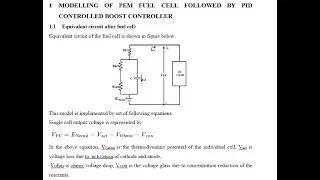 Modelling of PEM Fuel cell in Simulink || fuel cell modelling and simulation