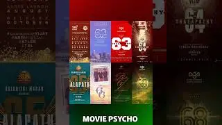 THALAPATHY 61 - 68 ANNOUNCEMENT POSTERS #thalapathy #vijay #trending #viral #shorts