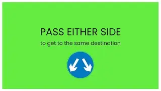 Pass Either Side I UK Road Sign Explained