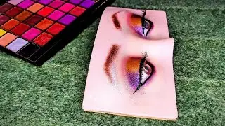 Soft Halo Eye Makeup Tutorial on Dummy | Step By Step For Beginners