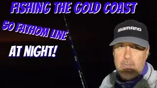 Night time fishing on the Gold Coast 50 fathom line.
