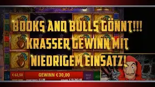 Books and Bulls g&ouml;nnt!!! Krasser Gewinn mit niedrigem Einsatz!
