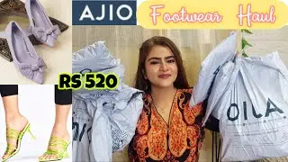 Ajio Footwear haul starting Rs 520 | Footwear haul | Heels, Flip flops, Sneakers haul | Ajio Haul