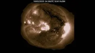 Sun (A284) 24 Hour Timelapse (October 2, 2025) #noaa #climate #nature #sun #solarsystem