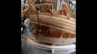 Canoe Project part -12 Disaster while stripping the hull!
