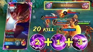TIPS DAN TRICK MARTIS TERSAKIT TERBARU | BIKIN MUSUH KETAR KETIR, TIPS JAGO DR BANG RAZERR