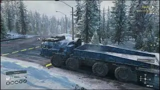 Сгонял на Аляску и открыл Caterpillar 745C и ANK MK38 в SnowRunner