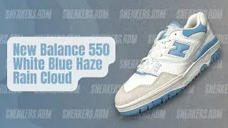 New Balance 550 White Blue Haze Rain Cloud - BB550LSB - @sneakersadm - #newbalance #newbalance550