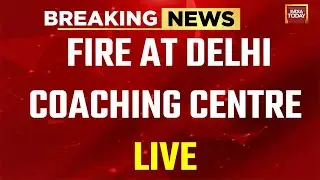 Live: Dramatic Fire Rescue At Delhi Coaching Centre | Fire At Delhi Coaching Centre