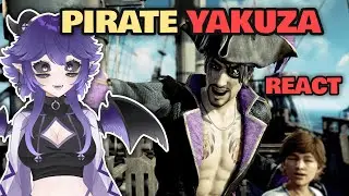 VTuber REACTS to PIRATE YAKUZA REVEAL Trailer