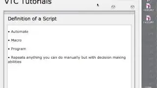 FileMaker Tutorial - 117 - Definition of a Script