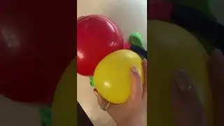 Blowing balloon #asmr #asmrtingles #asmrballoons #asmrair #asmrtingle #asmrrelax #blowing #rubbing