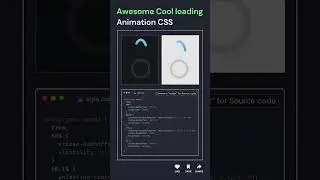 Awesome Loader Animation in html and css 😍 
