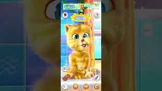 Talking Ginger 😂 Very Funny Cat Moments | Kids Fun Game