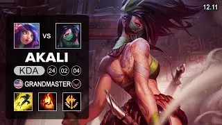Akali vs Neeko Mid - NA Grandmaster - Patch 12.11 Season 12