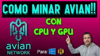 COMO MINAR AVIAN (AVN) LA CRIPTOMONEDA FORK DE RVN LITE