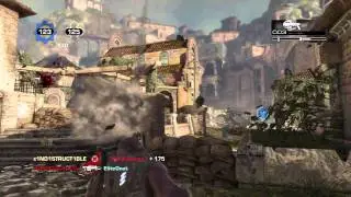 Gears of War 3 Beta : Two Double Headshot TorqueBow Fails