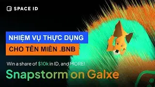 Space ID Snapstorm on Galxe  - Send coin / token through .bnb domain, never send wrong address again
