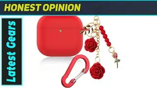 `Чехол YQGFashbf Airpods 4: самая милая и прочная защита из красного силикона!