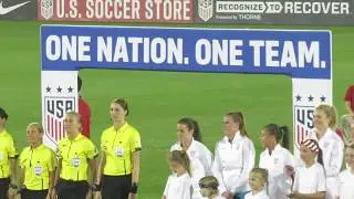 Kelley O'Hara 100th Game Ceremony / 15.9.2017 USWNT vs NZL
