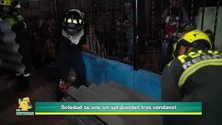 Soledad se une en solidaridad tras vendaval