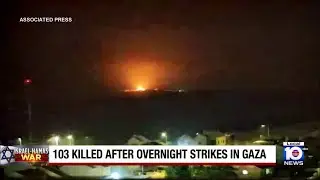 Over 100 people killed in Gaza after air strikes from Israel