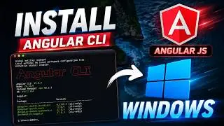 How to Install Angular CLI 17 in Windows | Create, Run AngularJS App | Full Process