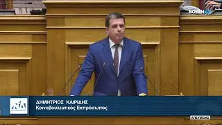 Ομιλία του Δημήτρη Καιρίδη στην Ολομέλεια της Βουλής | 04.02.2026